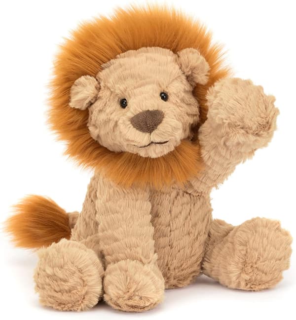 Fuddlewuddle fra Jellycat, medium løve lion 23cm