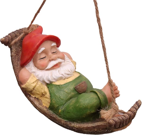 GNOME Ulkopuutarhapatsas, Makaava Kääpiö Riippumatolla, GNO