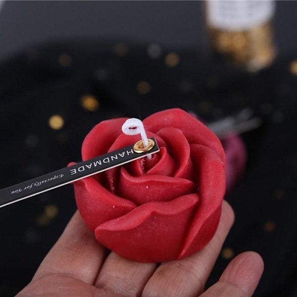 kynttilämuotti kynttilämuotit DIY silikonimuotti kynttiläkynttilä 3D nousi