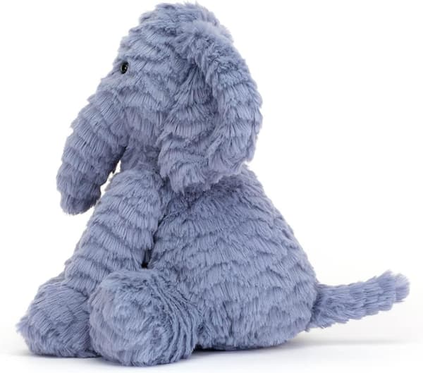 Jellycat Fuddlewuddle Elefant Tøjdyr, Medium 23 cm - Elefant Plyslegetøj - Klassisk Børnegave