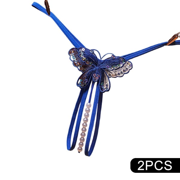 Butterfly Undertøy Sexy Truser BLÅ-FS2- blue