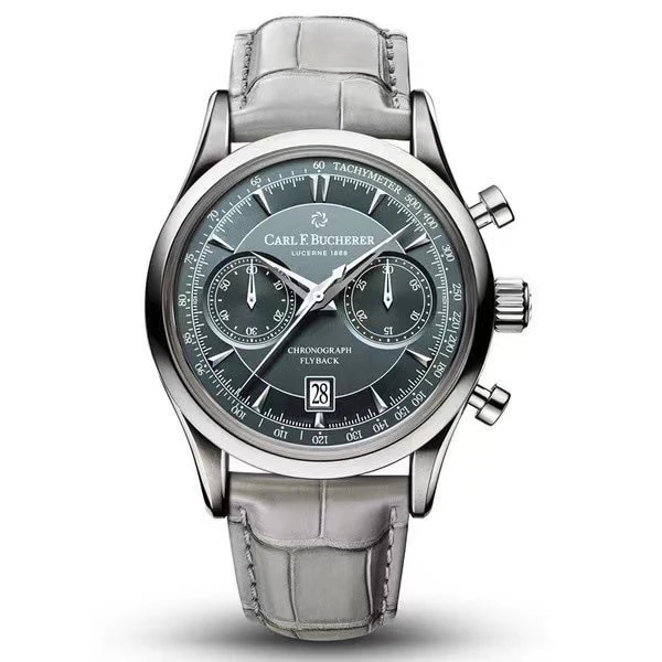 Carl F.Bucherer Herrklockor Lyxmärke Quartz Armbandsur Automatiska rörelsepresenter Vattentät klocka för män-FS1- blue