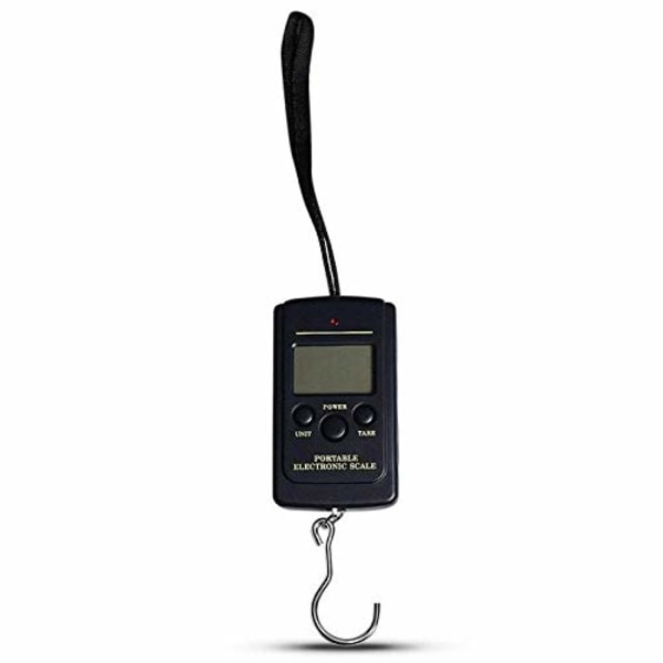 Bærbar digital bagasjevekt Elektronisk koffertvekt Hengevekt Veiebagasjevekt 110 pund/50 kg med sammenleggbar