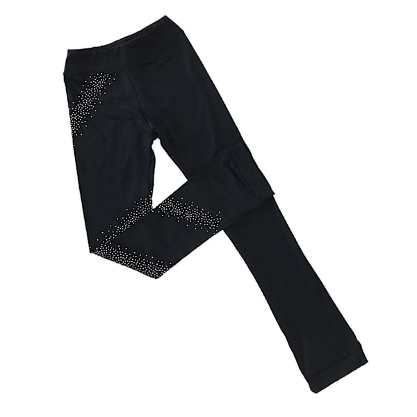 1/2/3/5 Skøjte Tights Krystal Glitrende Bukser Konståkning Stjerne 170cm Star 170cm 1 Pc