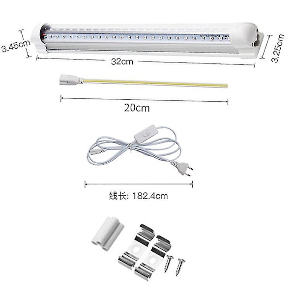 10W 40 LED UV Lilla Lys Sort Rør Væg Vasker Bredt Tryk KTV Bar Hærdningslys LED Rør UV Lys 365 395 US EU Stik-FS4- 395nm