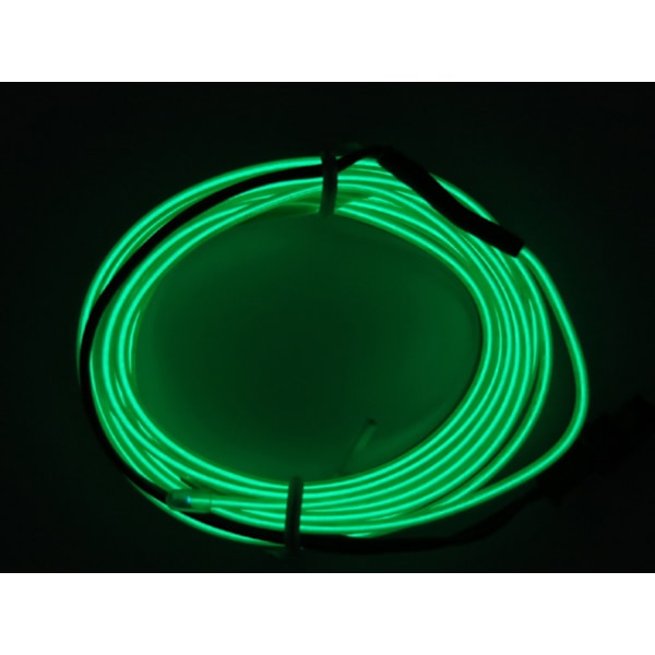 Glowstrip 500cm grønn gir en behagelig glødende effekt styling som neon EL-wi 65 Grön / Green