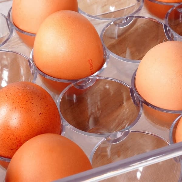 Eggoppbevaring med lokk - Rommer 24 egg 896