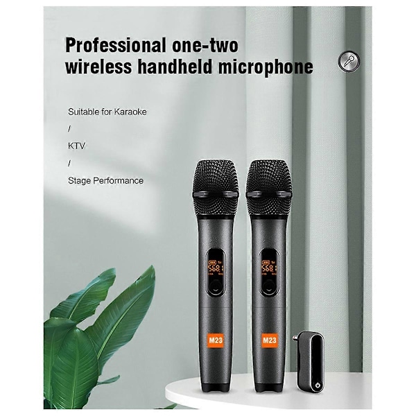 Ny Universel Mikrofon Hjem USB Trådløs Mikrofon Live Udsendelse Radio Digital Display Mikrofon-X73-