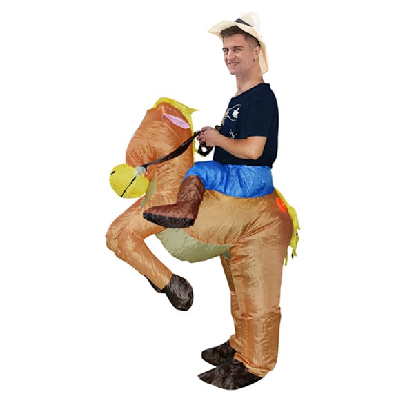 Ilmapallohevonen Cowboy-asu Halloween-asu Unisex-juhlaasu