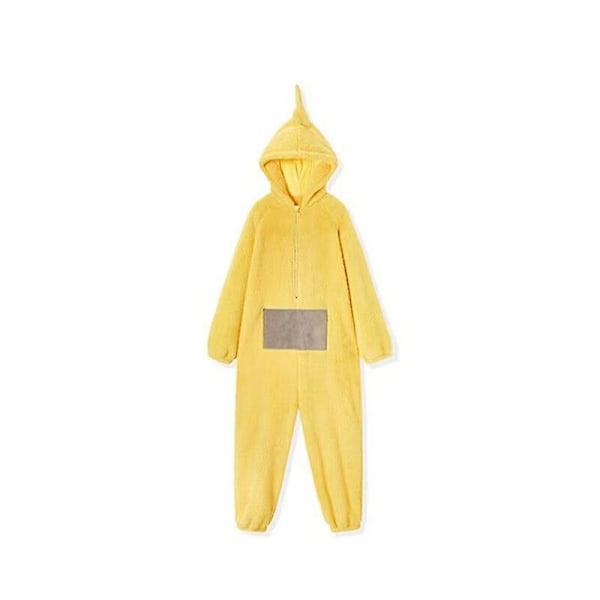 Anime Teletubbies Aikuisten Joulupyjama Pyjama Uniasu Haalari Keltainen Yellow L