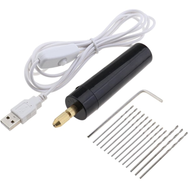 Mini USB Sähköinen Käsiporakone Työkalusetti Kaulakorun Tekemiseen