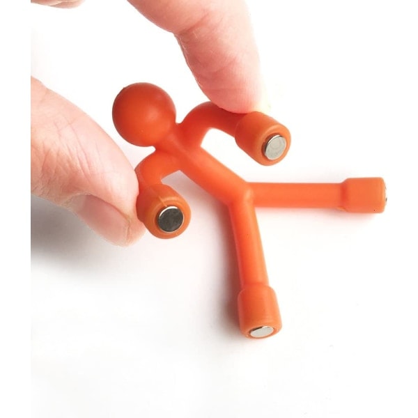 10 stk. Nyhed Mini Mand køleskabsmagneter, sød gummimagnet