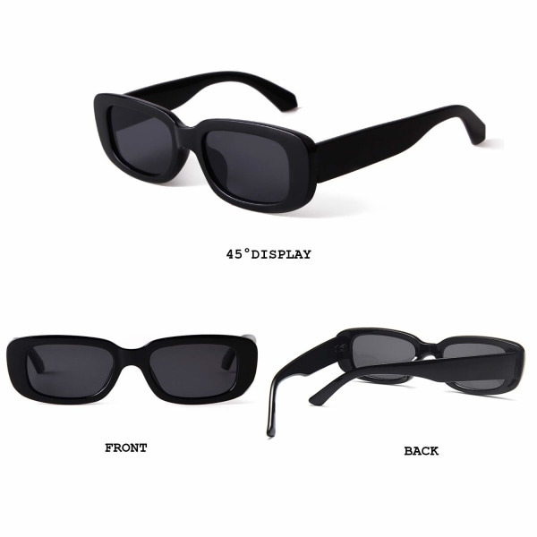 Rektangulära solglasögon för kvinnor Retro Driving Glasses?Mode