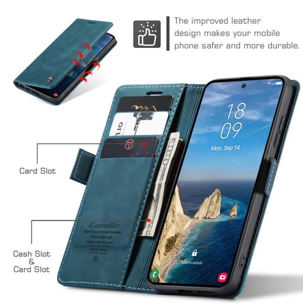 Samsung Galaxy S26 Ultra 5G Case - CaseMe 013 Multifunctional Horizontal Flip Leather Case