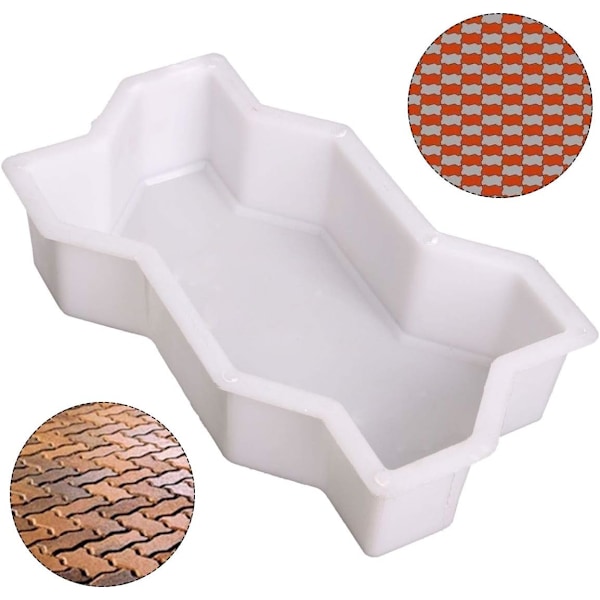 Gjutform för Plattor 2 Stycken Betongplattor Gjutform DIY Plaststig