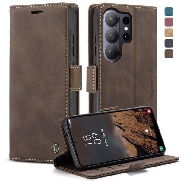 Samsung Galaxy S26 Ultra 5G Case - CaseMe 013 Multifunctional Horizontal Flip Leather Case
