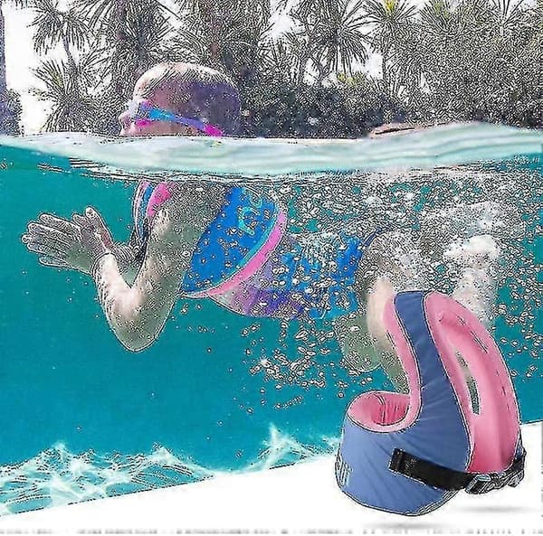 Simväst Kompatibel med Barn Portabel Uppblåsbar Pool Flyter Simring rosa pink M