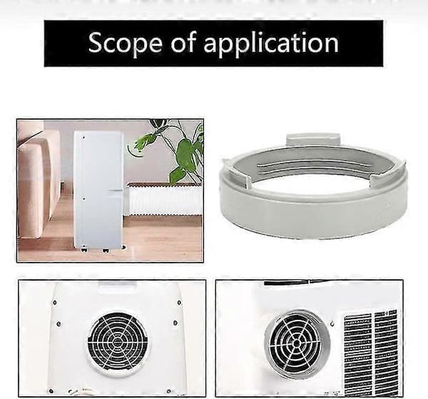 Airconditioningslange, tilslutning til afløbsslange til bærbar aircondition, rundt rør