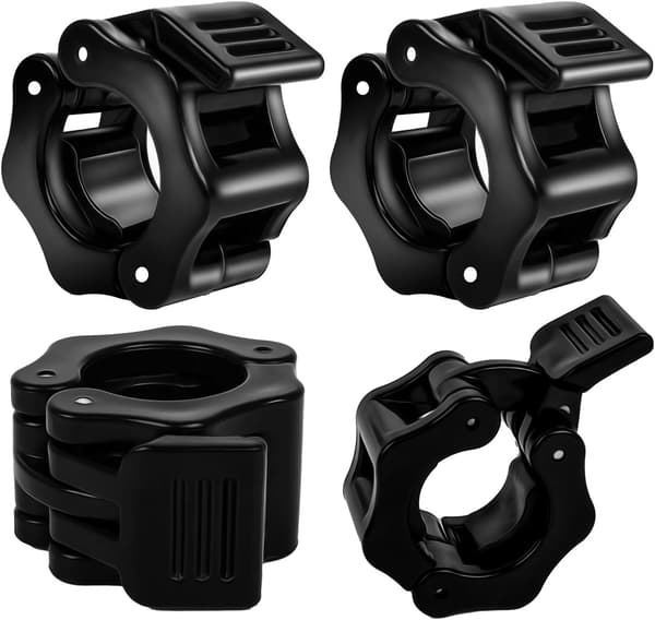 4 pcs Dumbbell Locks, 25mm, Dumbbell Locks, Barbell Clips, Ski Collars, Dumbbell Clips, Quick Release for Barbells, Dumbbell Locks-FS-