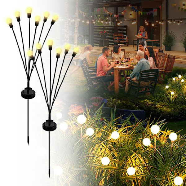 Solcellelampe firefly havebelysning 1-pak