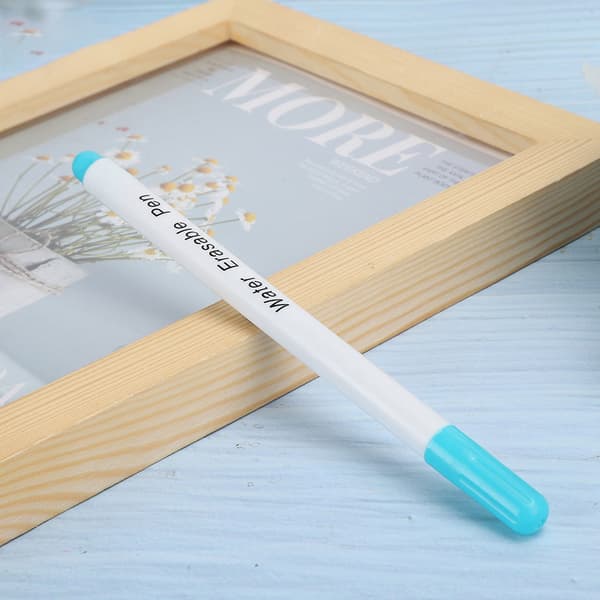 10 pcs DIY Water Soluble Erasable Pen Fabric Marker Tailor Tool Accessories Single Head Blue-FS-