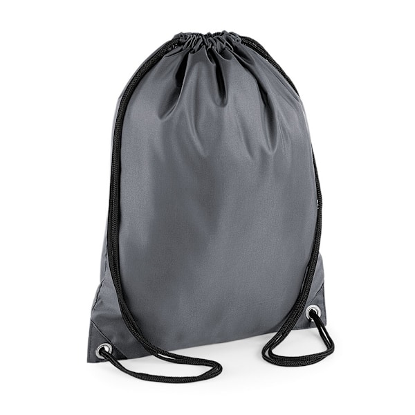 BagBase Budget Vandafvisende Sports Gymsac Snørepose (11 Grafit Graphite One Size