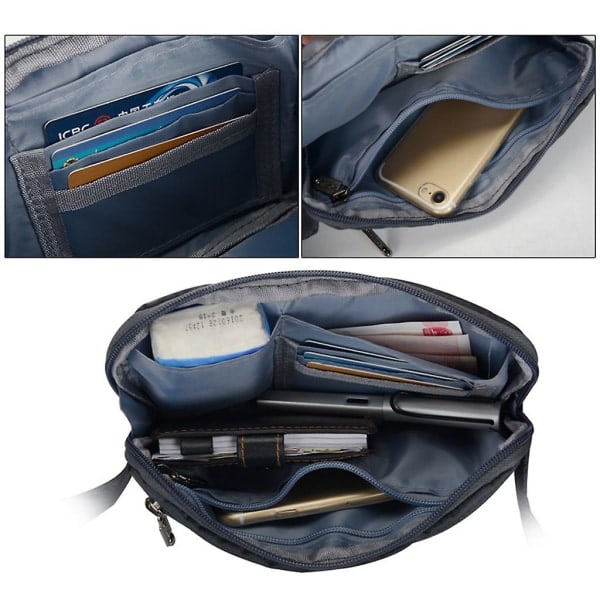 Herr Nylon Midjeväska Fannypack Crossbody