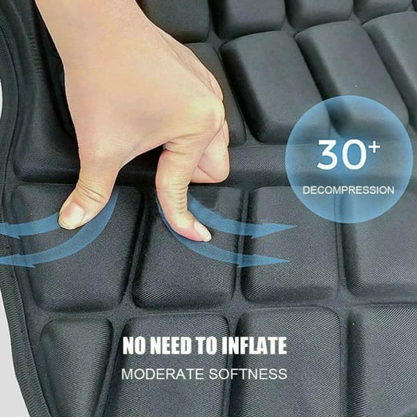 Moottoripyörän 3D-ilmapehmustettu geeli-istuintyyny-FS-