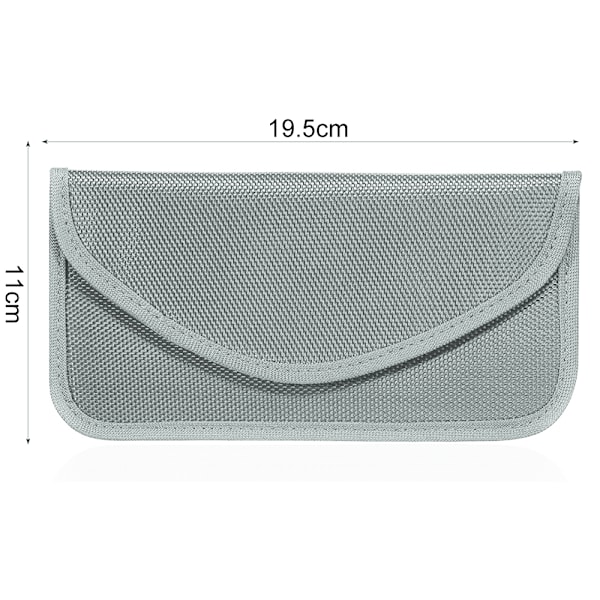 Faraday Taske Mobiltelefonetui Strålingsbeskyttelse Kulfiber Sort-FS1-