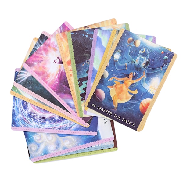 44 Kort Cosmic Dancer Oracle Tarot Engelsk Spådom Forutsigelseskort Underholdning Brettspill