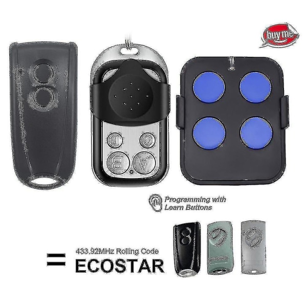 Hormann Ecostar Rse2 Rsc2 433 MHz Fjärrkontroll Rullkod Ecostar Rsc2-433 Rse2-433 Mhz Fjärrkontroll