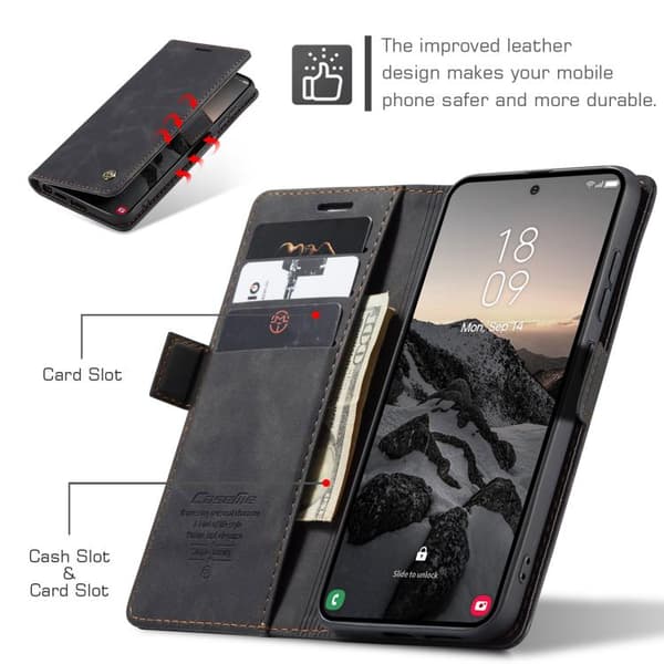 Samsung Galaxy S26 Ultra 5G Case - CaseMe 013 Multifunctional Horizontal Flip Leather Case