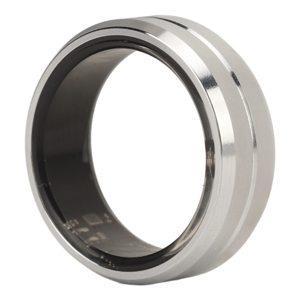 Smart Ring Silver IP68 Vattentät Stegräknare Sömn Fitness Övervakning Fjärrkontroll Fotografering Smart Hälsoövervakningsring Nr. 8
