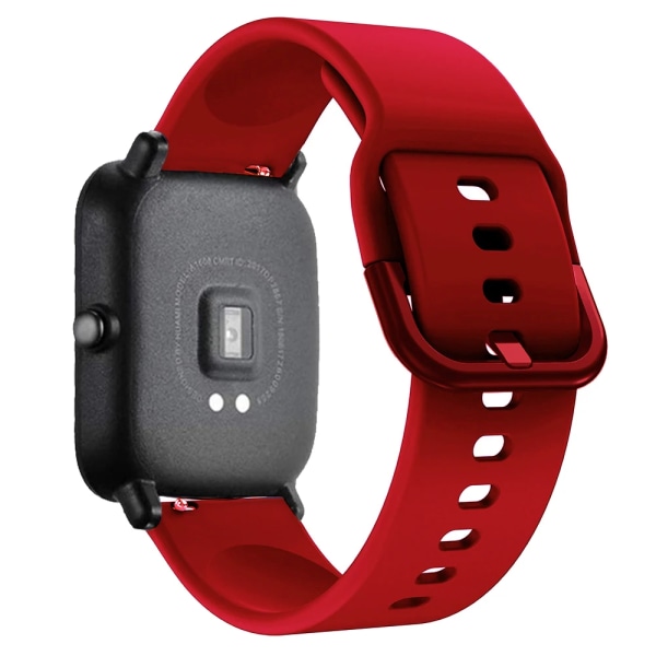 20mm 22mm WatchBand För Amazfit GTS 2/3/4 Mini Band GTR 2/3/4 42mm Silikonarmband Armband För Amazfit Bip Band Tillbehör Re E