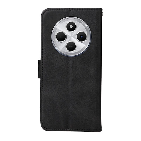 SKALO Xiaomi Redmi 14C Pung Etui i PU-læder - Flere farver Black-X45- Black Black