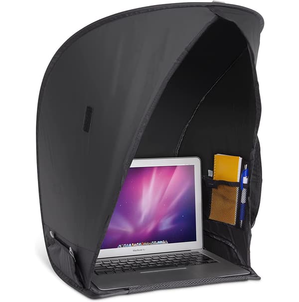Bärbart kompakt solskydd för laptop - Antireflex skärmskydd -XF7-