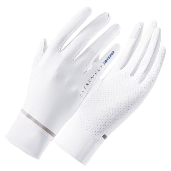 Sommerkjølende ishansker for kvinner kjørehansker white Ice Silk