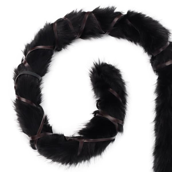 Furry taljebælte til festkostume, plys hiphop punk tilbehør, Y2K varmt pelsbælte til efterårs- og vinterstyling, flere farvemuligheder