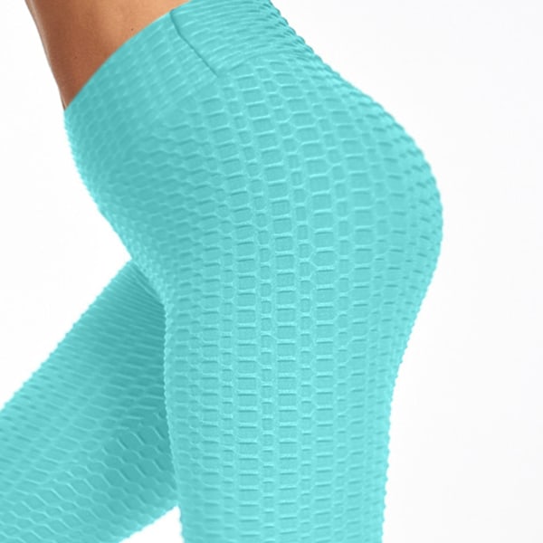 Push Up Leggings Sport Kvinnor Fitness Hög Midja Yoga Byxor Röd Red XXL