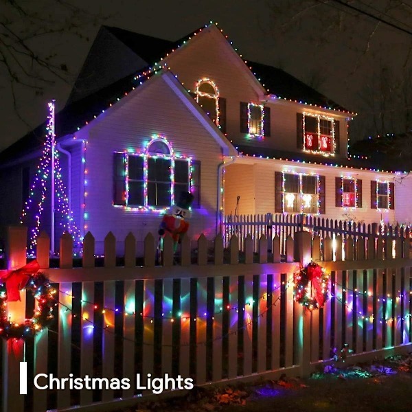 Sfäriska Ljusslingor, 8 Lägen 100 LED Plug Utomhus Ljusslinga