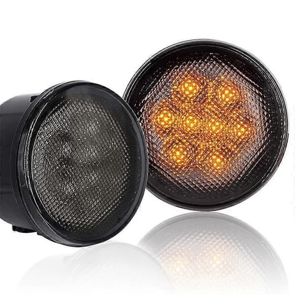 Ravfargede LED-blinklys for 2007~2017 Jeep Wrangler JK combo