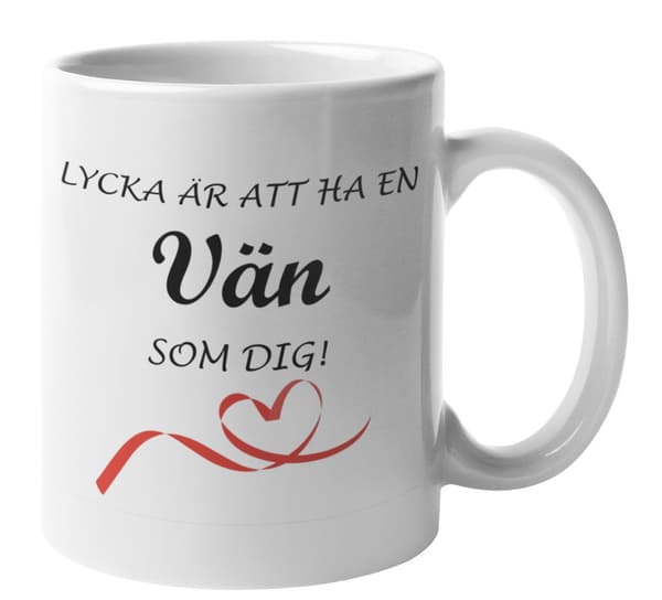 Krus - Lykke er at have en ven som dig