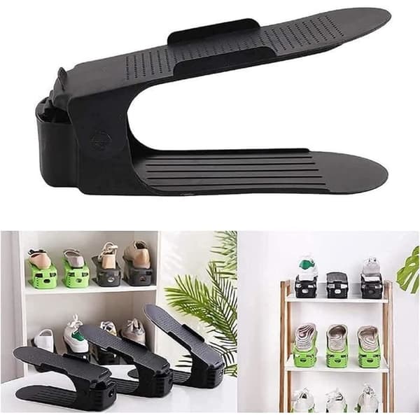 10 pcs. shoe stacker adjustable shoe rack shoe storage shoe organizer for organizing