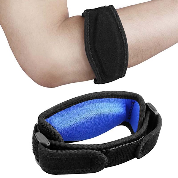 Tennisarmbågs Skyddsarmband för Öm Armbåge Blå 1-Pack