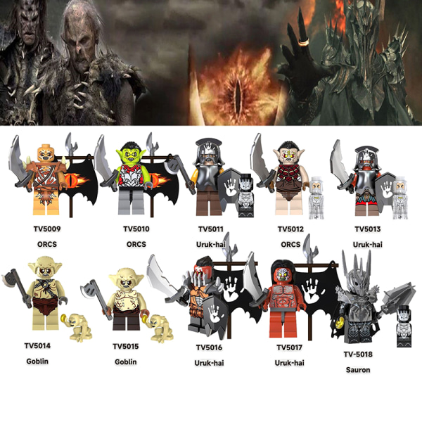 Ringenes Herre Film Hobbit Klosser Dukker Mini Action Legetøjsfigurer B A13