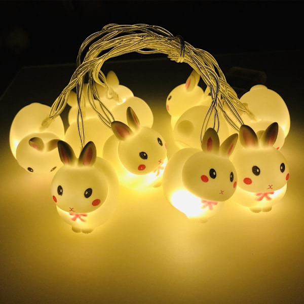 Påskdekoration Påskhare 20 LED Ljusslinga Dekoration