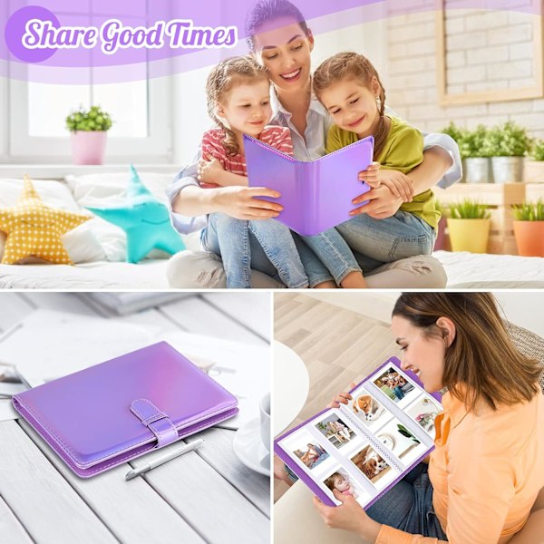 128-billeders minialbum (Nebula Purple) til Fuji-printere oliefarve