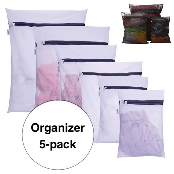 Packing Cube Set - Perfekt för Resor - Väskinsats Black Svart