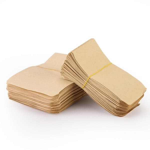 100 Pieces Seed Bags Empty Seed Envelopes Empty Seed Paper Bags Bulk 6*10cm Beige-FS- 19692 199