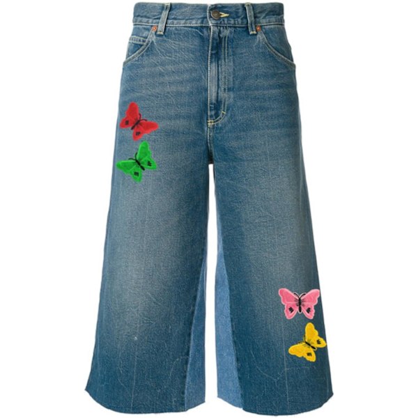12 stk Farverige Butterfly Stryge-på-lappdyr Brodererede Applikationer